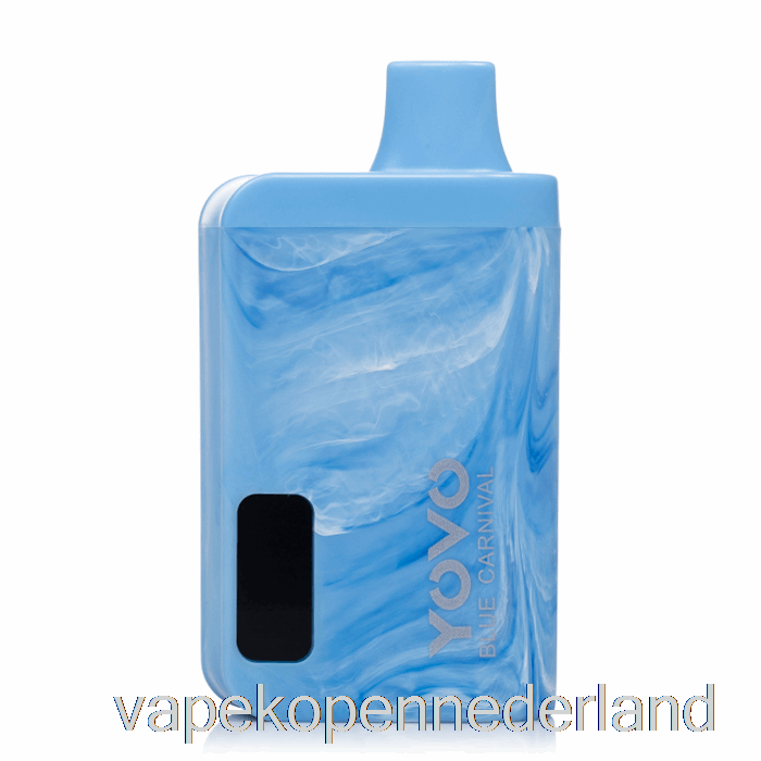 Elektronische Sigaret Vape Yovo Jb8000 Wegwerp Blauw Carnaval